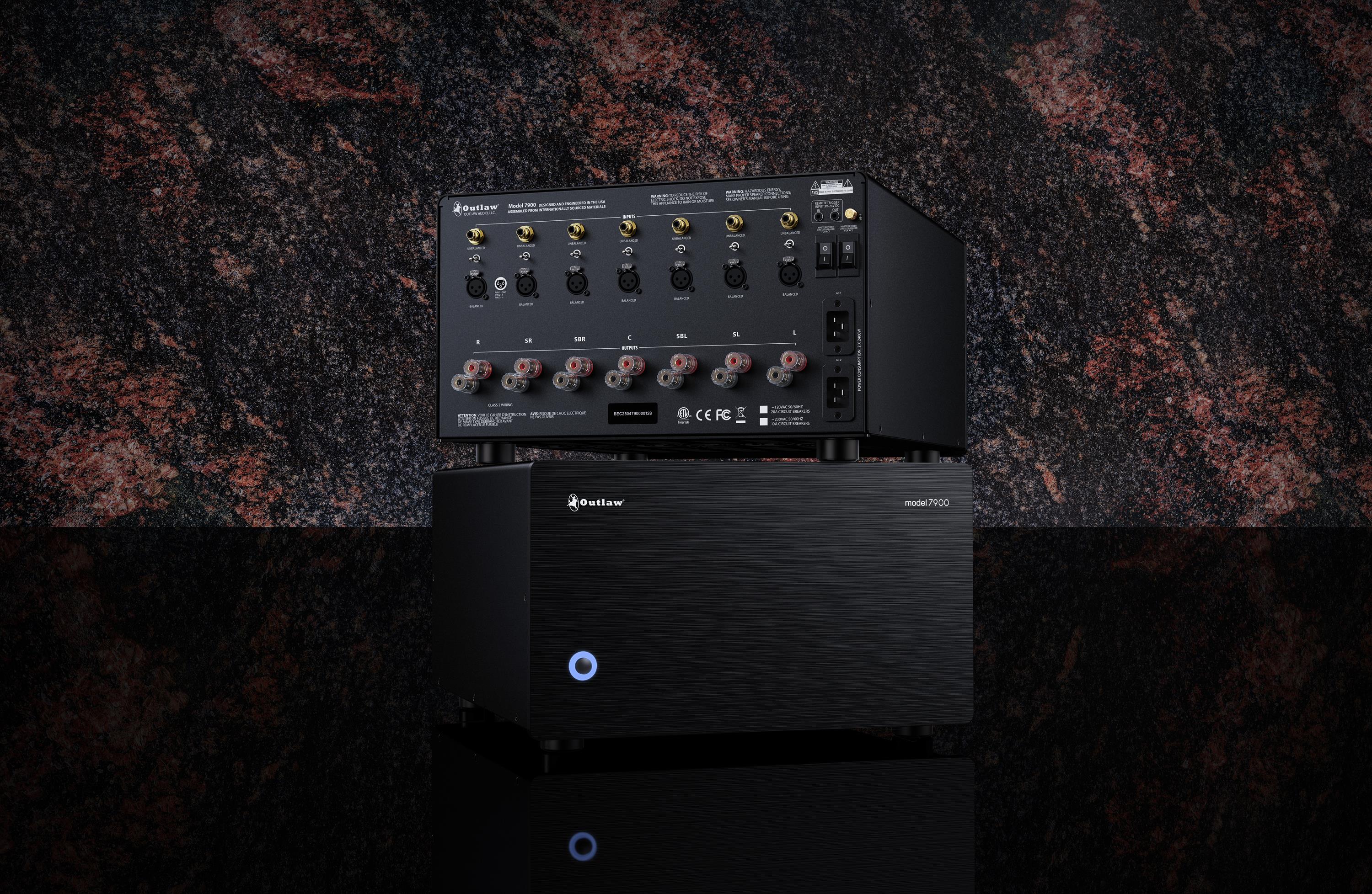 纯粹的美式能量七声道后级：Outlaw Audio 7900
