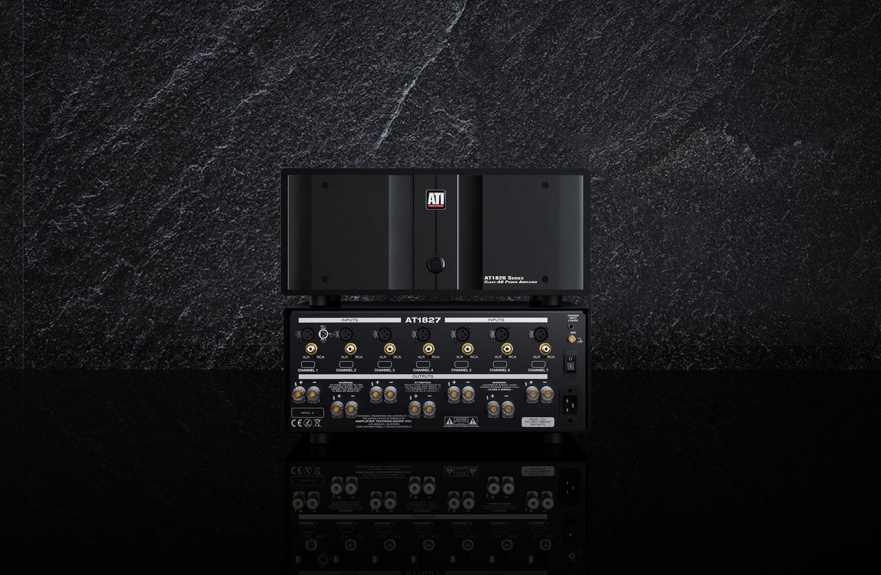ATI AT1827 好声音和可靠性一体的七声道后级放大器